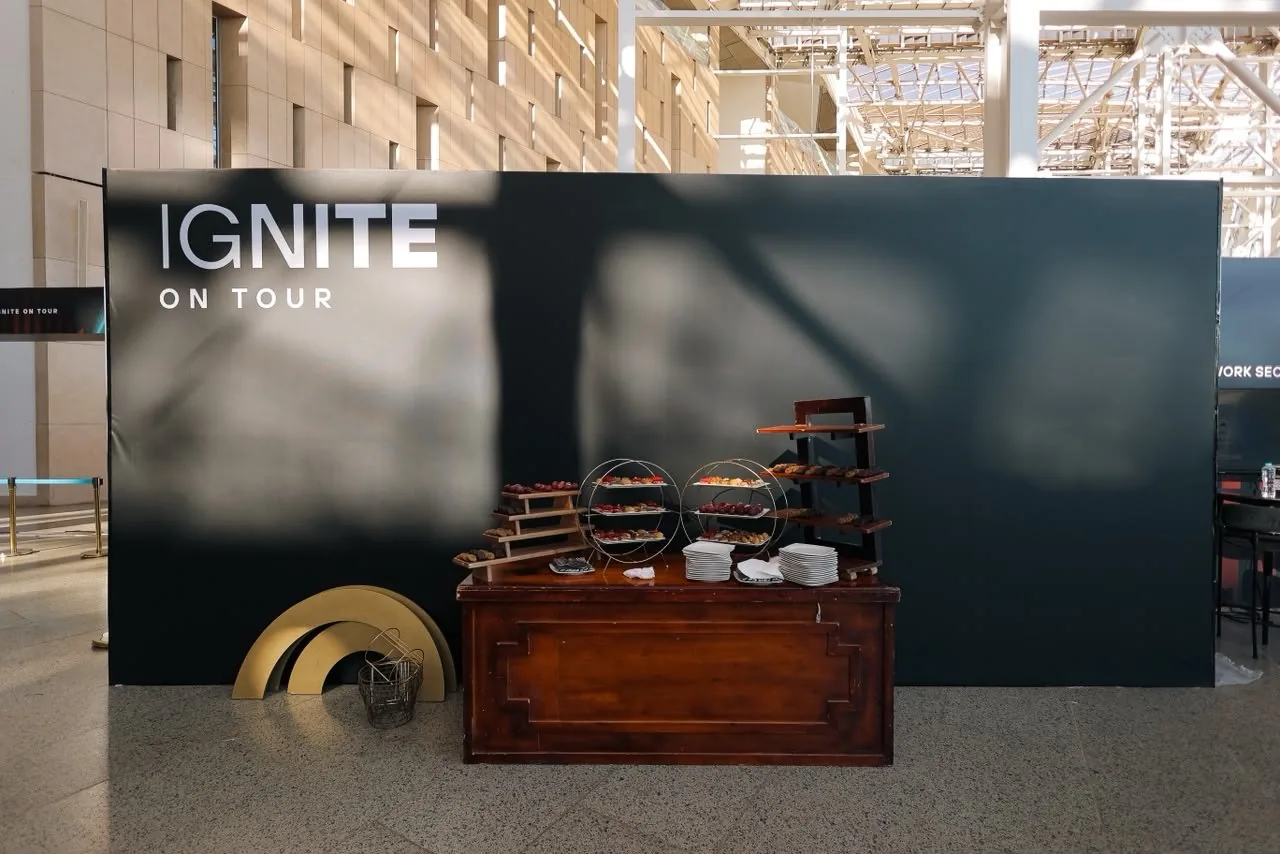 IGNITE on Tour catering station